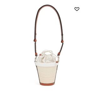 Maison Margiela
White & natural woven-raffia shoulder bag